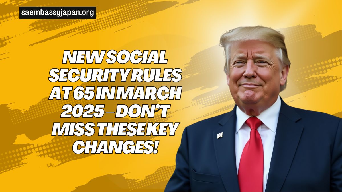 New Social Security Rules At 65 In March 2025 – Don’t Miss These Key Changes!