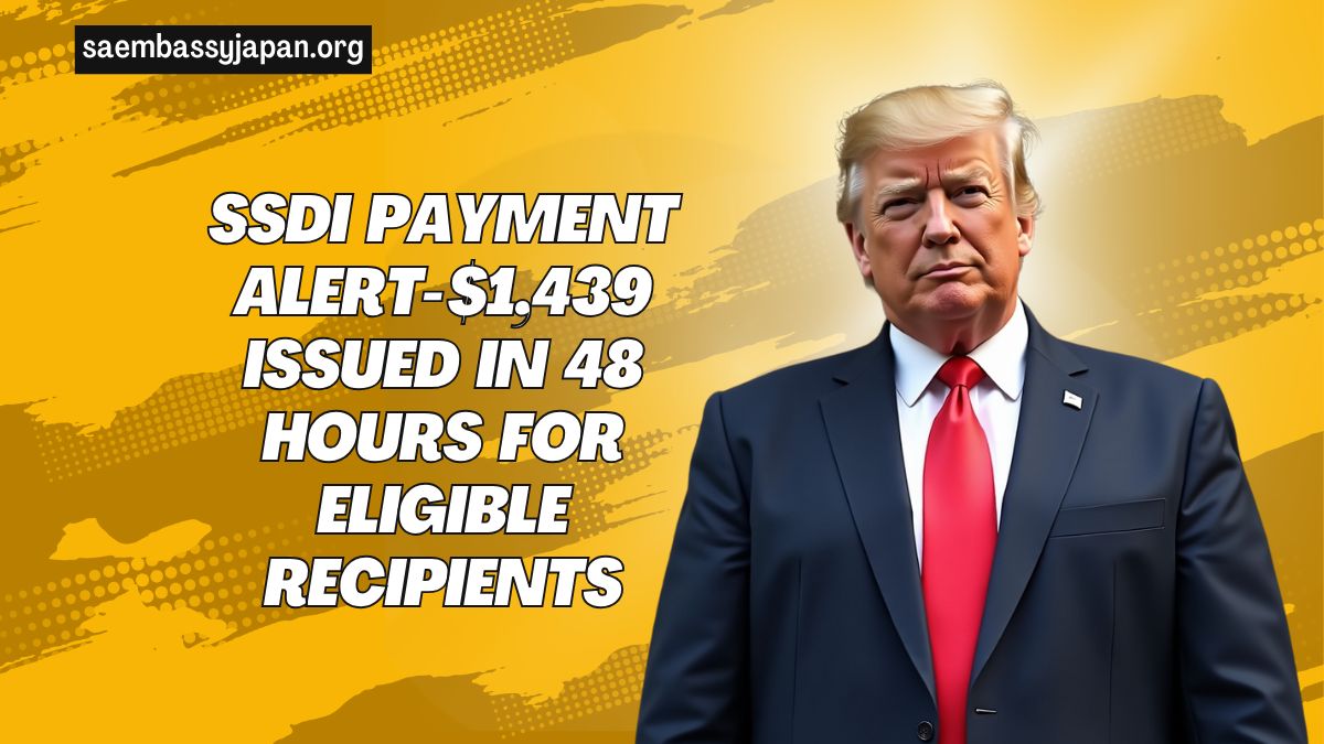 SSDI Payment Alert- $1,439 Issued In 48 Hours For Eligible Recipients