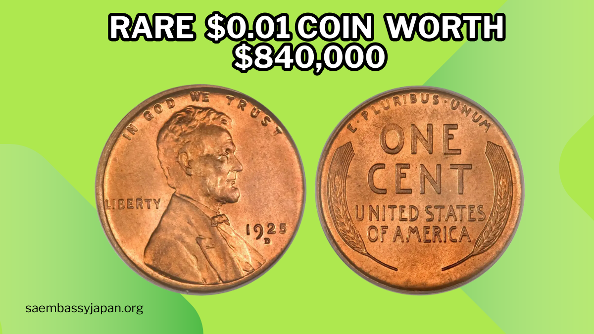 Rare $0.01 Coin with a Rare Mint Mark Worth $840,000