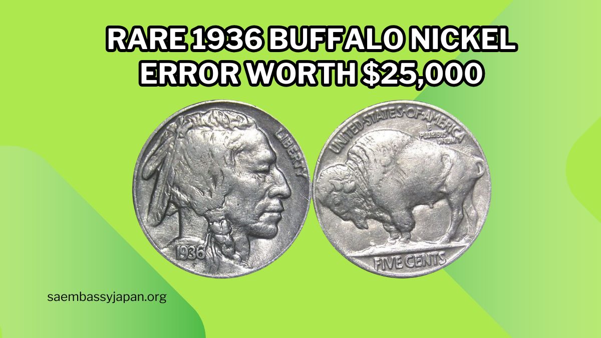 Rare 1936 Buffalo Nickel Error Worth $25,000 – Plus 7 Valuable Nickels To Watch For!