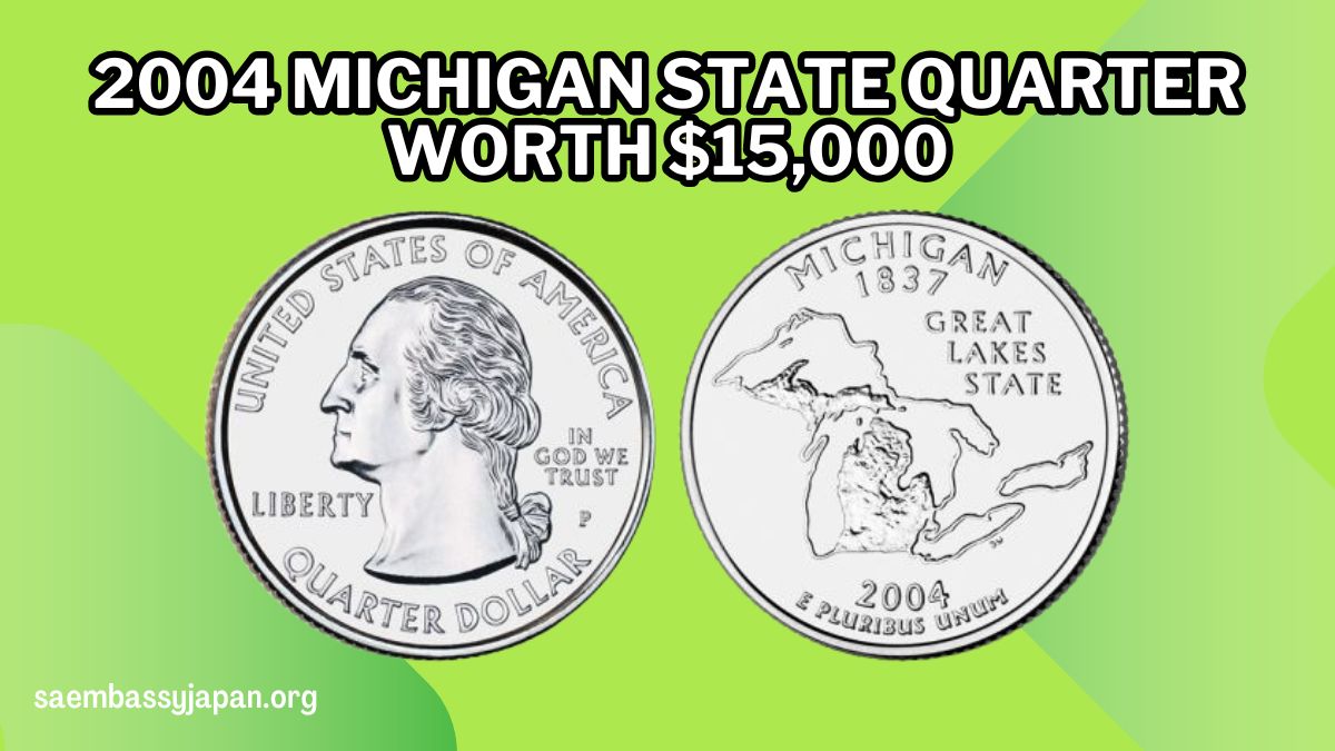 Explore the 2004 Michigan State Quarter Worth $15,000