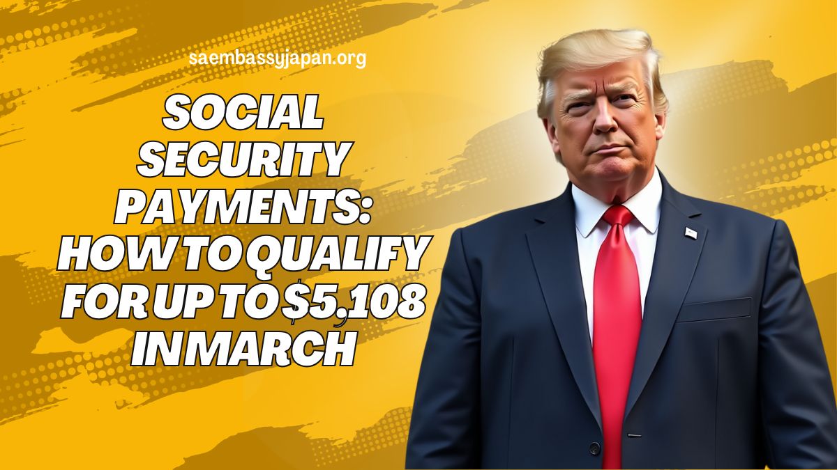 Social Security Payments- How to Qualify for Up to $5,108 in March