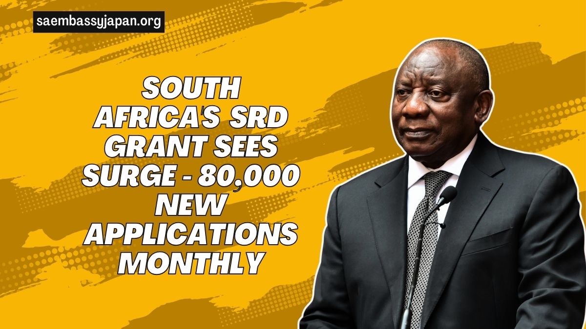 South Africa's SRD Grant Sees Surge - 80,000 New Applications Monthly