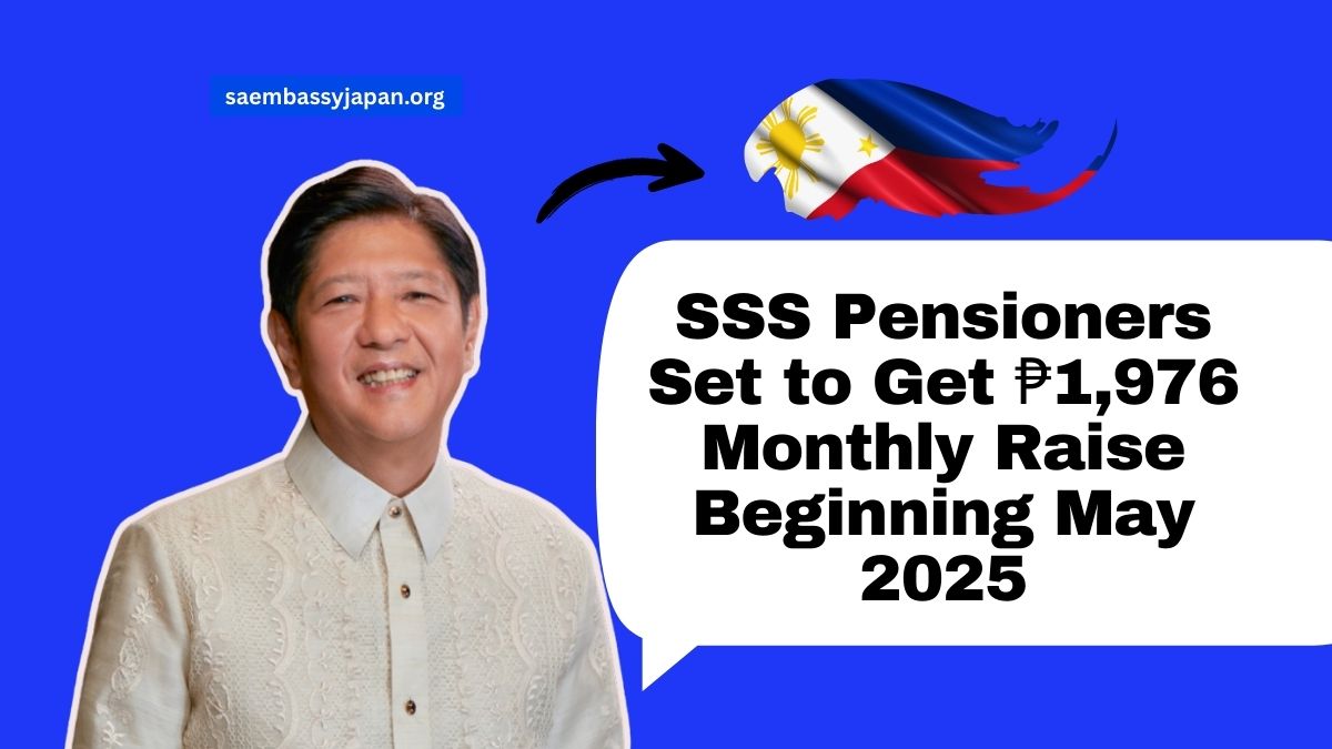 SSS Pensioners Set to Get ₱1,976 Monthly Raise Beginning May 2025